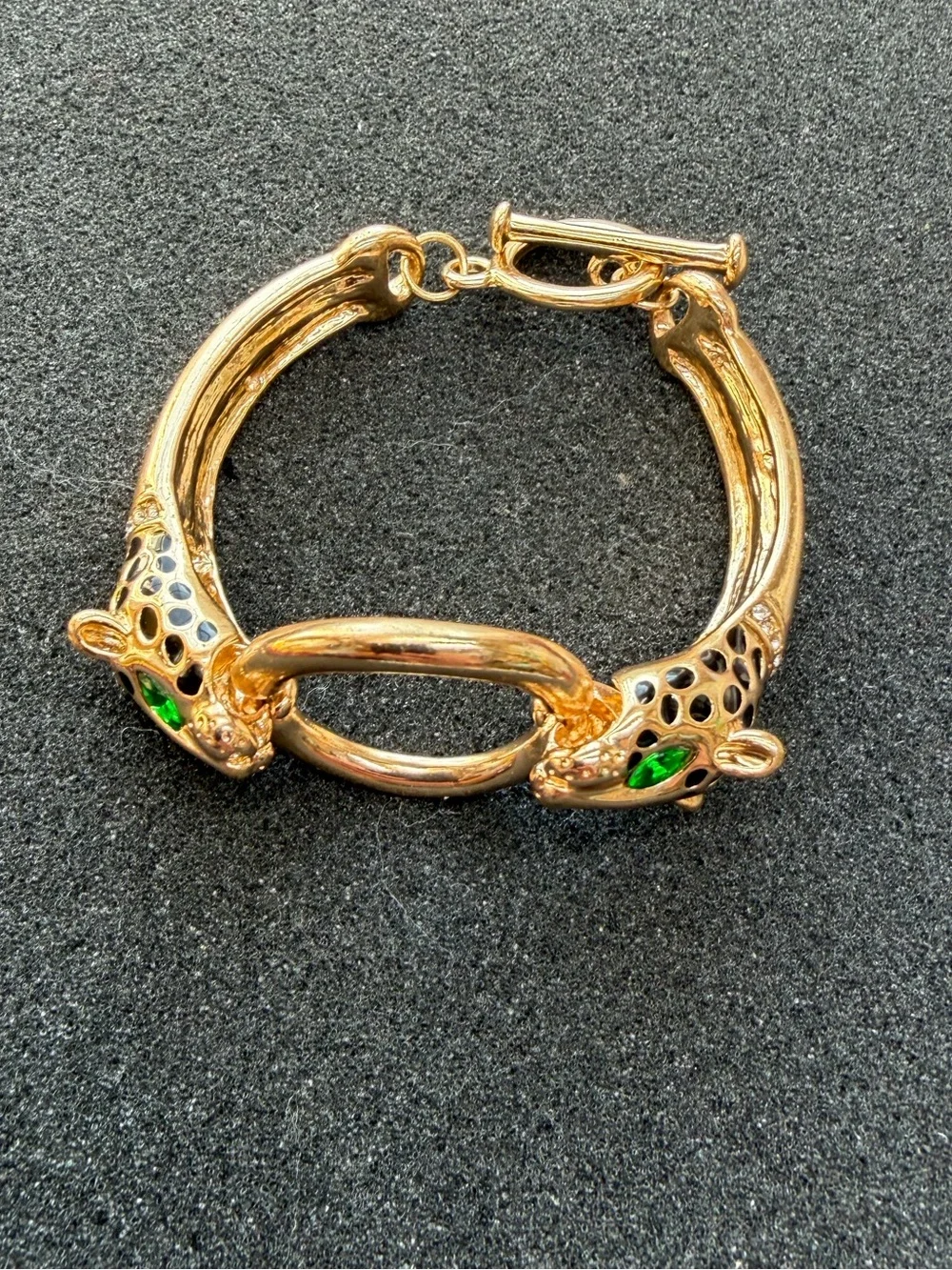 Double Headed Jaguar Head Bracelet